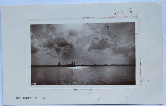 Vintage Postcard of The Dawn of Day , Rotary Photographic Series