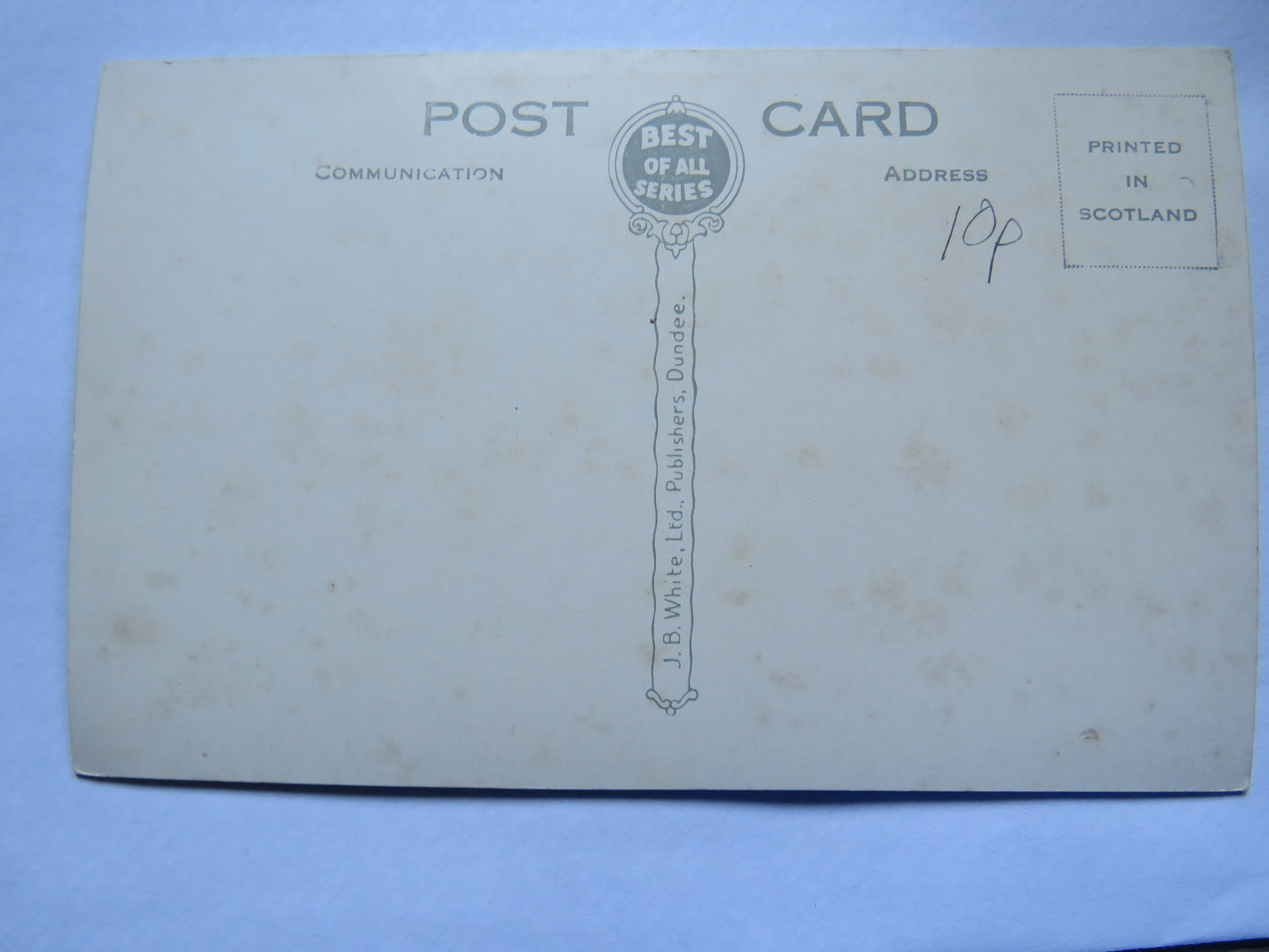 Vintage Postcard of The Steep Frowning Glories of Gloomy Glen Coe