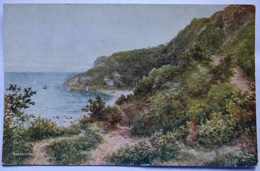 Vintage Postcard of Babbacombe Slopes, Devon