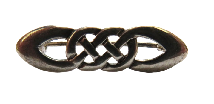 Sterling Silver Ladies Brooch In Celtic Style