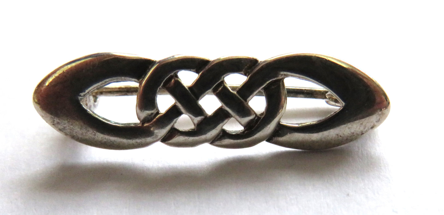 Sterling Silver Ladies Brooch In Celtic Style