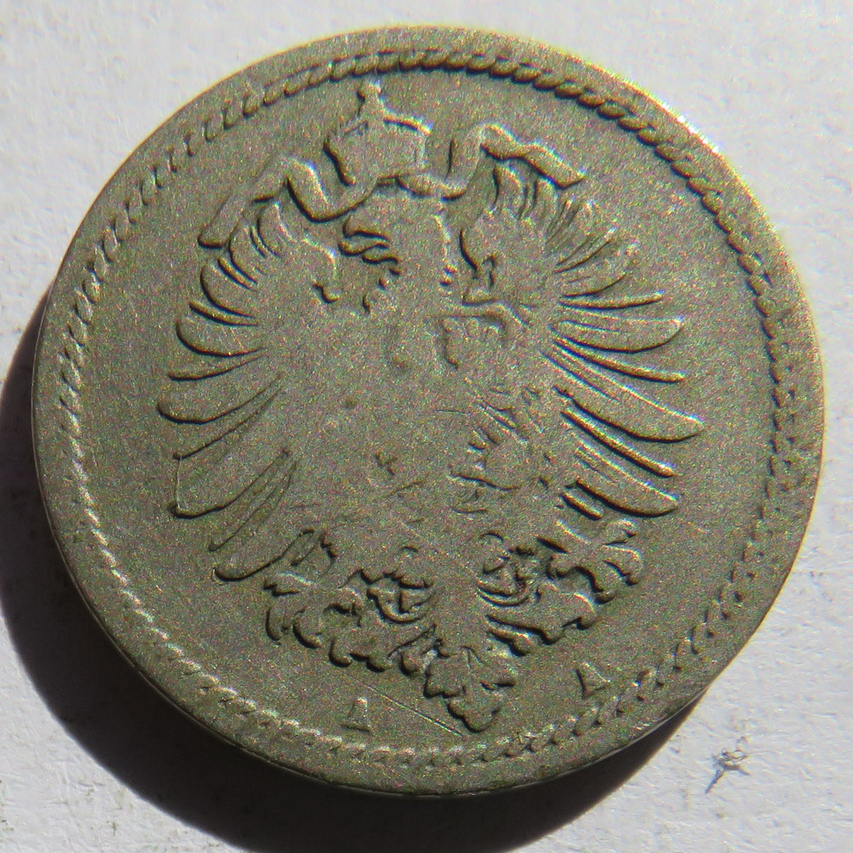 1875-A Germany 5 Pfennig Coin