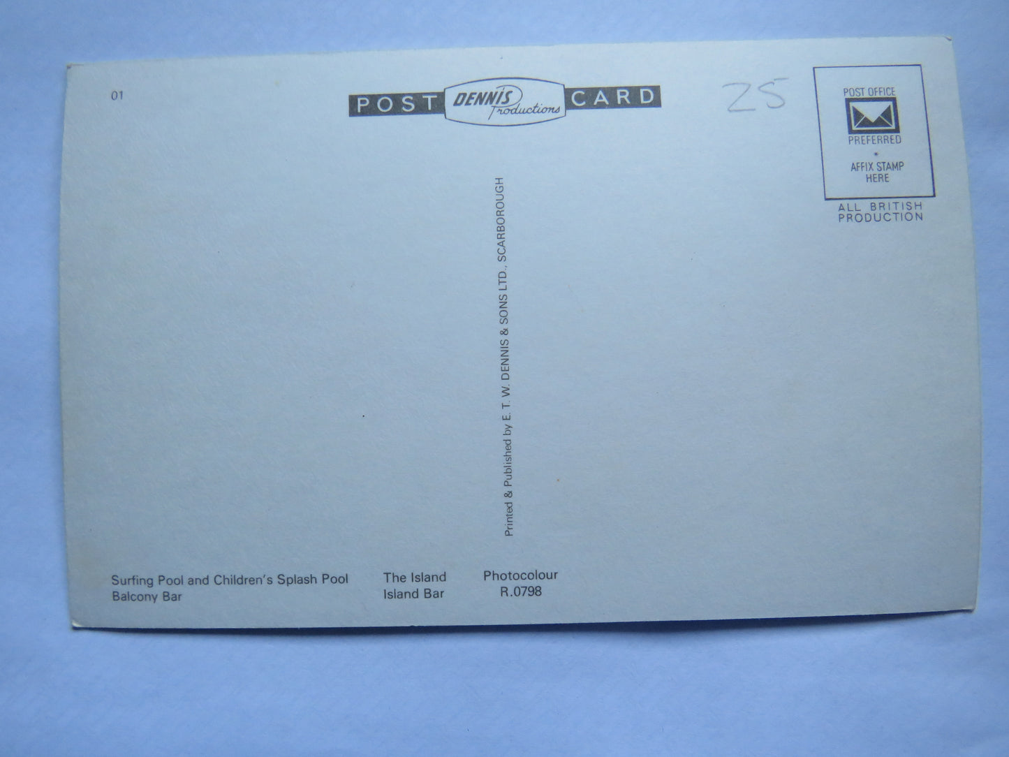 Vintage Postcard of Rhyl Sun Centre