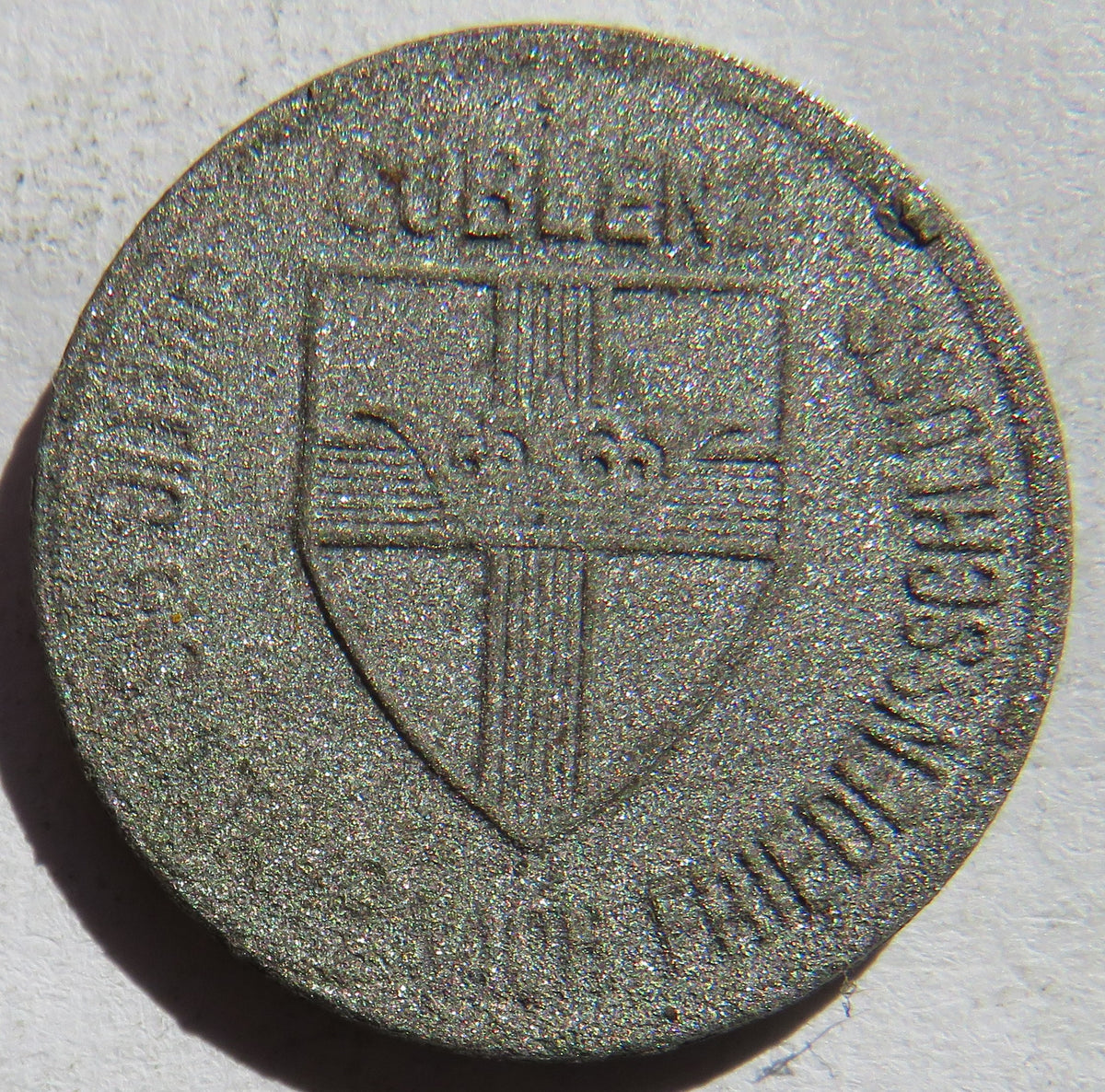 1918 Germany City of Koblenz 25 Pfennig Coin