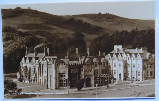 Vintage Postcard of Lee Abbey Hotel, Lynton