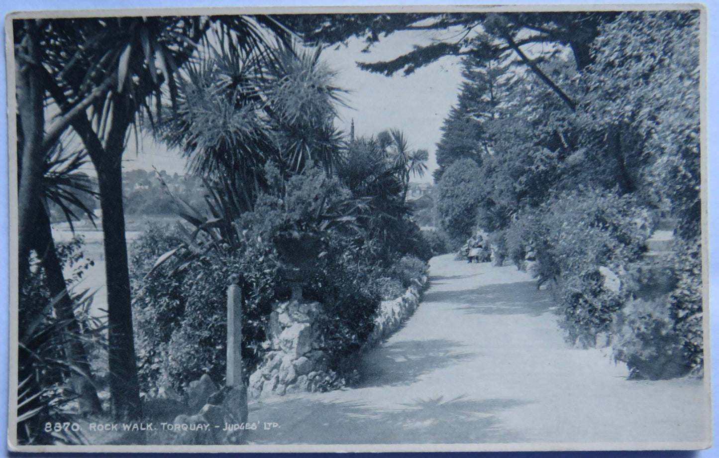 Vintage Postcard of Rock Walk, Torquay
