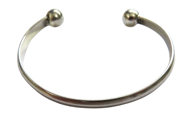 Vintage Sterling Silver Bangle With Full Hallmarks