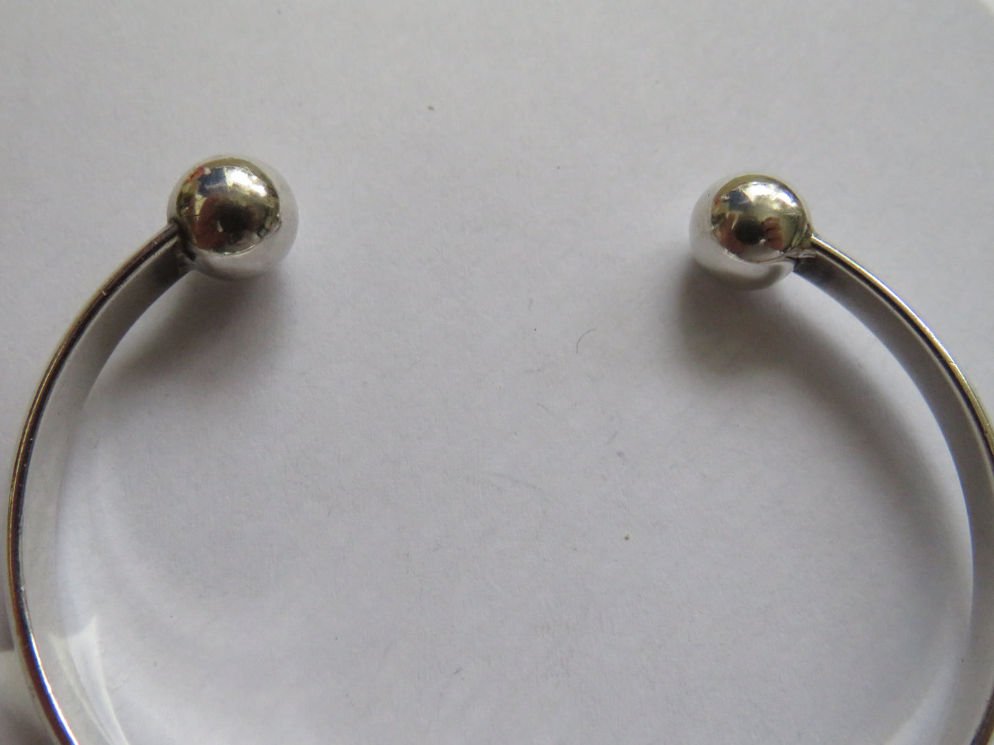 Vintage Sterling Silver Bangle With Full Hallmarks