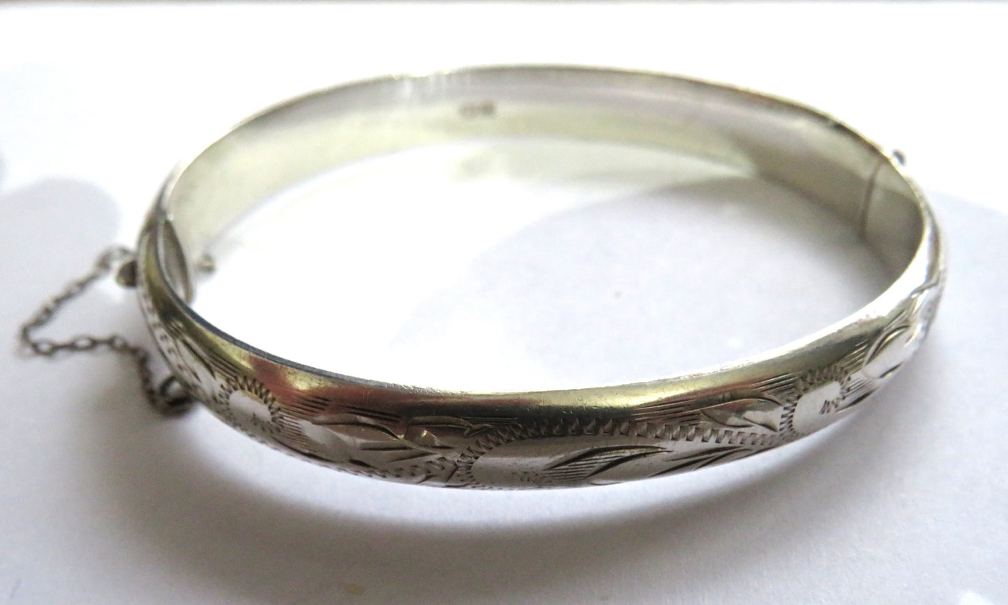 Vintage Ladies Sterling Silver Bracelet Hallmarked Birmingham 1969