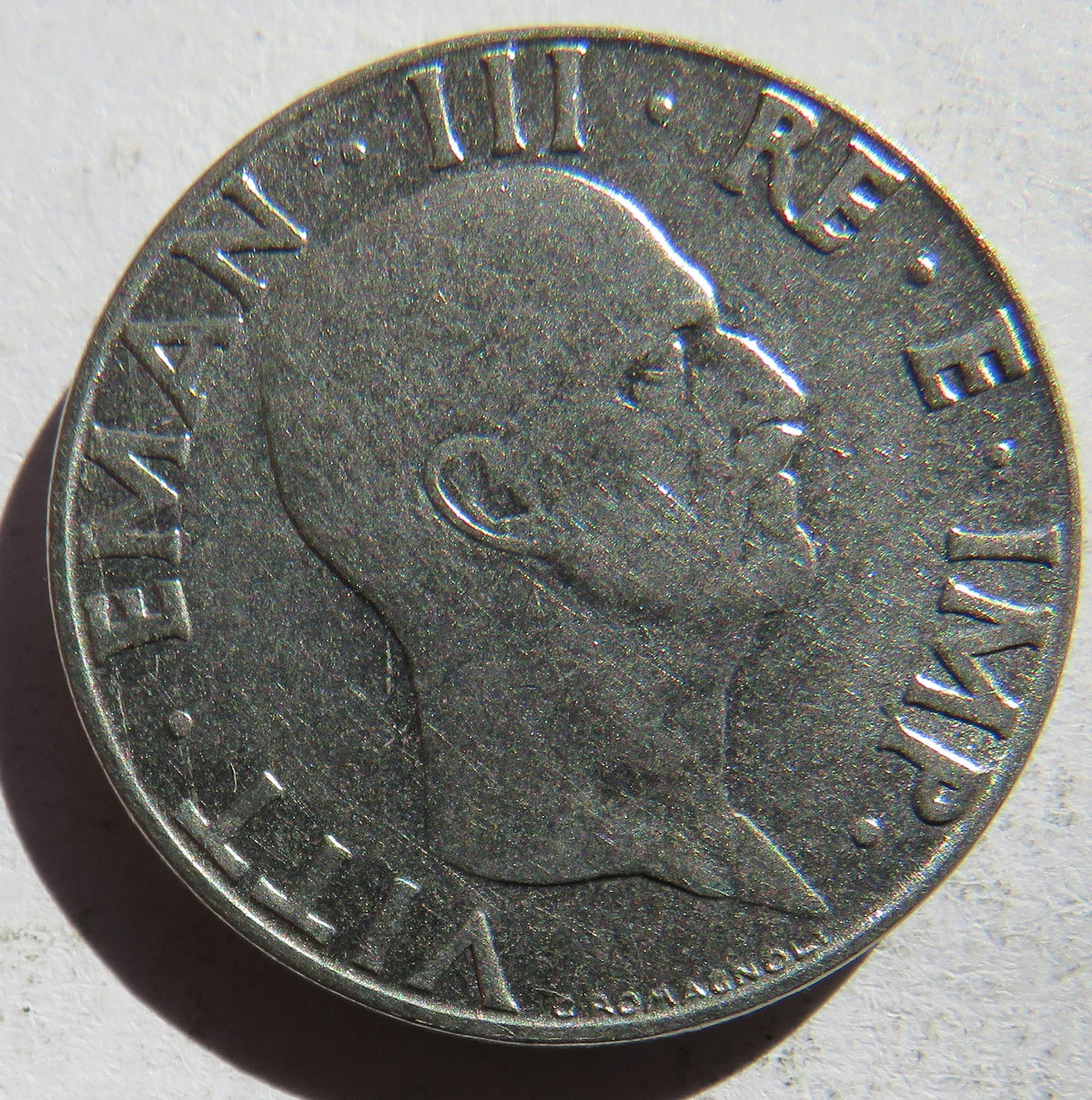 1940 Italy 50 Centesimi Coin