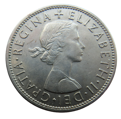 1956 Queen Elizabeth II Halfcrown Coin In Higher Grade - Great Britain