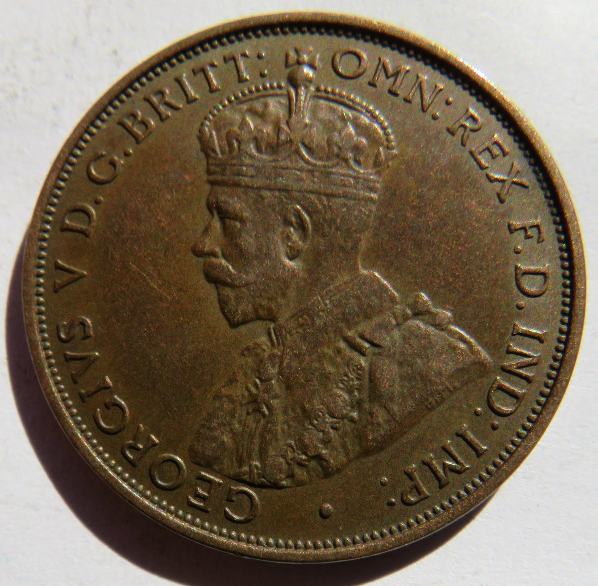 1935 King George V States of Jersey 1/12th of a Shilling Coin