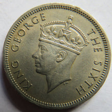 Load image into Gallery viewer, 1951 King George VI Hong Kong 50 Cents Coin
