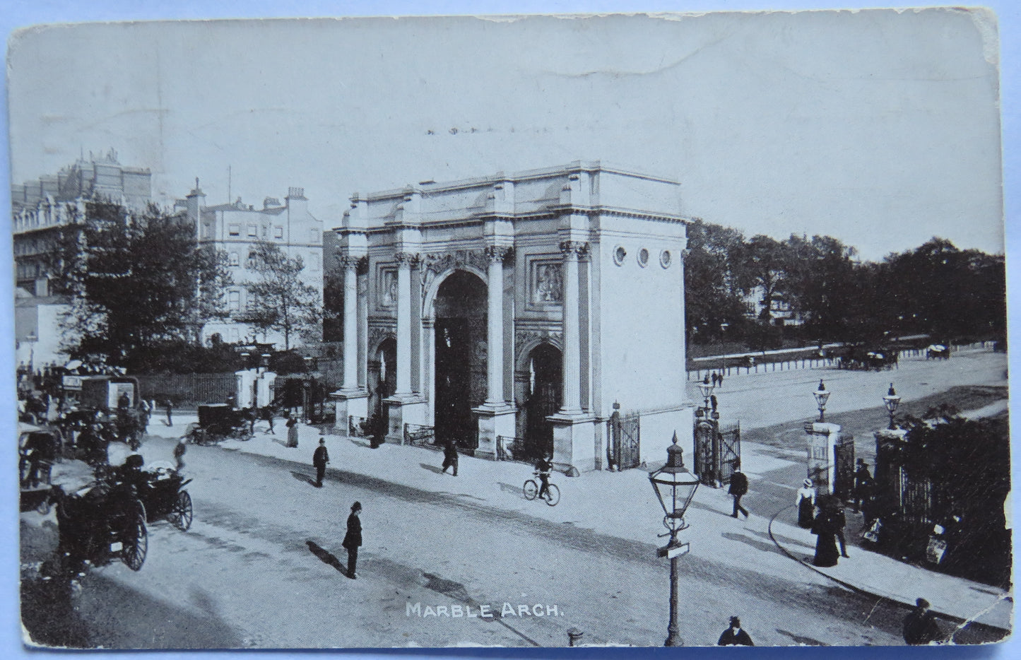 Vintage Postcard of Marble Arch, London