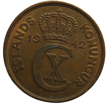 Load image into Gallery viewer, 1942 Iceland 5 Aurar Coin In Higher Grade
