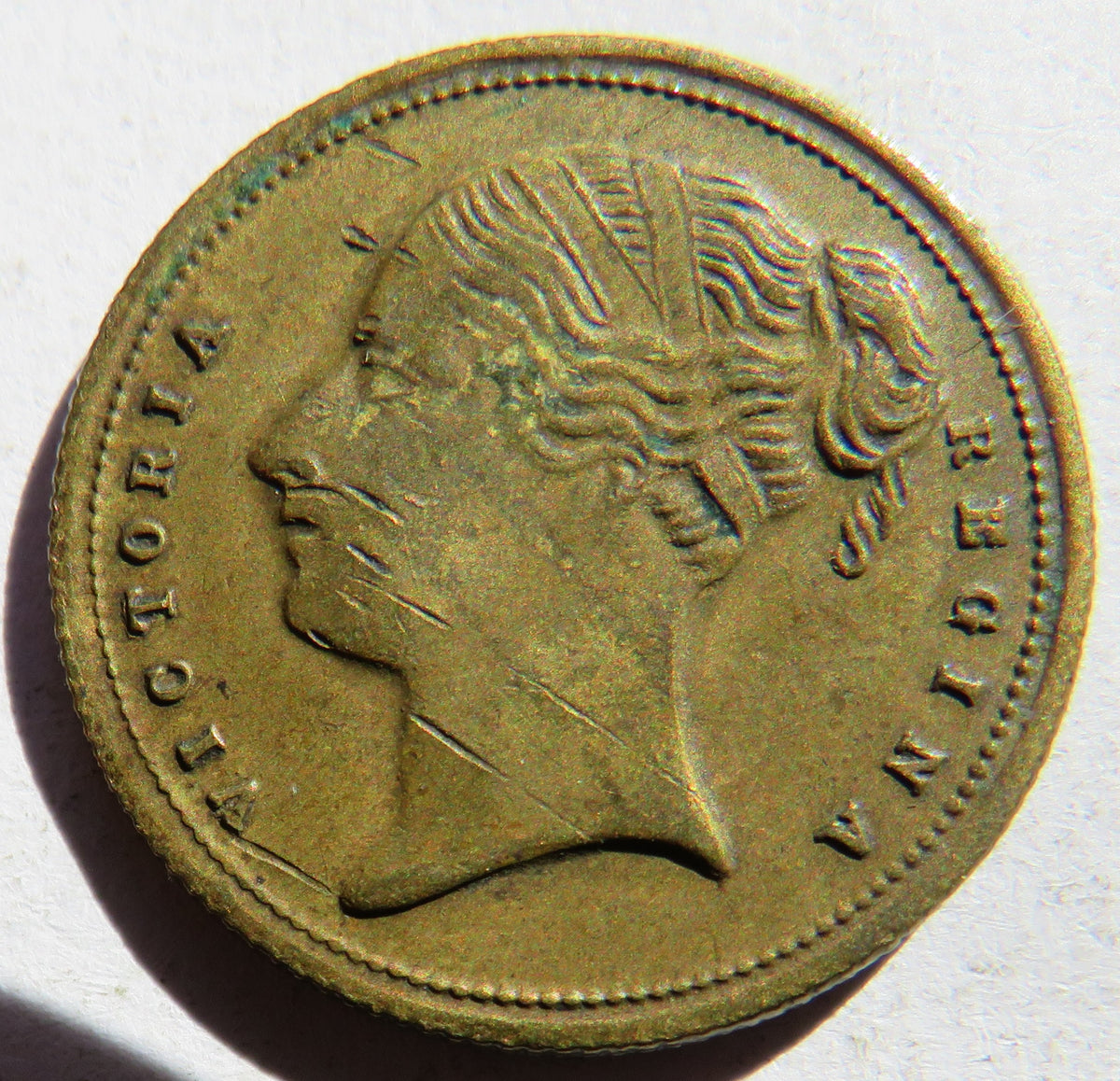 1837 Queen Victoria " To Hanover" Cumberland Jack Token