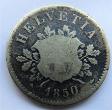 Load image into Gallery viewer, 1850 Switzerland 10 Rappen Coin
