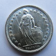 Load image into Gallery viewer, 1957 Switzerland Silver 1/2 Franc Coin In High Grade
