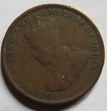 Load image into Gallery viewer, 1912 King George V Ceylon One Cent Coin
