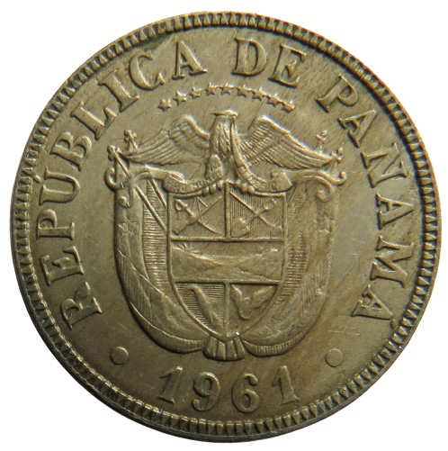 1961 Panama 5 Centesimos Coin