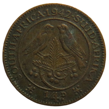 Load image into Gallery viewer, 1942 King George VI South Africa 1/4d Farthing Coin
