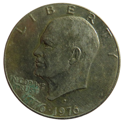 1976 USA Eisenhower $1 One Dollar Coin