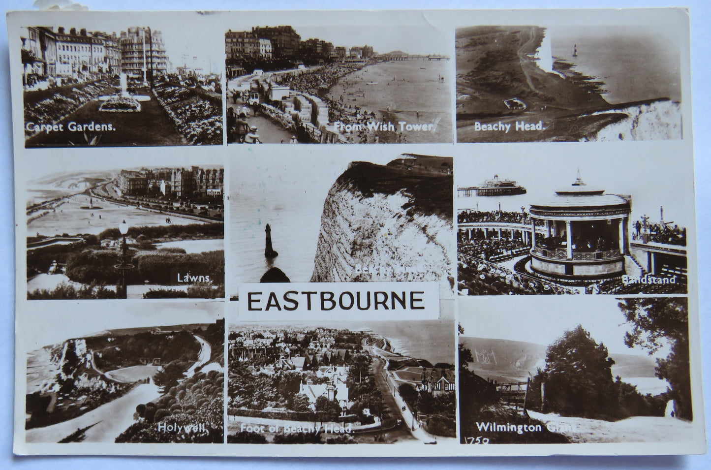 Vintage Postcard of Eastbourne, Multiview Postcard