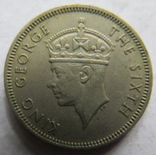 Load image into Gallery viewer, 1951 King George VI Hong Kong 50 Cents Coin
