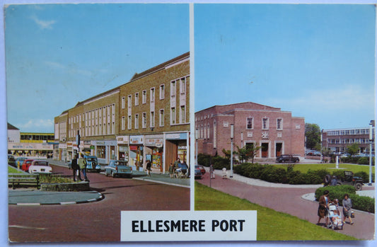 Vintage Postcard of Ellesmere Port