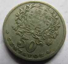 Load image into Gallery viewer, 1929 Portugal 50 Centavos Coin
