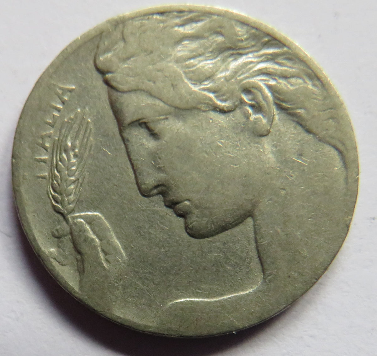 1909 Italy 20 Centesimi Coin