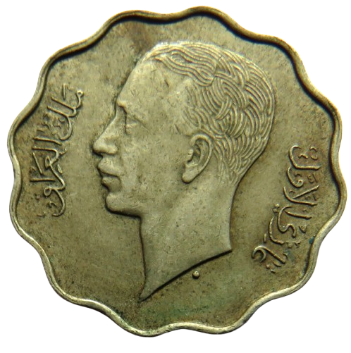 1938 Iraq 4 fils Coin