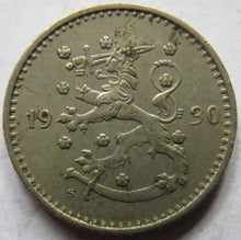 Load image into Gallery viewer, 1930 Finland One Markka Coin
