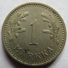 Load image into Gallery viewer, 1930 Finland One Markka Coin
