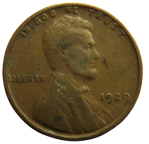 1929 USA Lincoln One Cent Coin