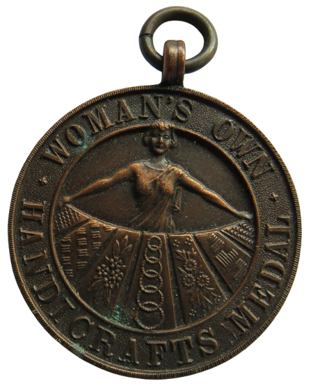 Vintage "Woman's Own Handicrafts" Bronze Medal