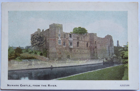 Vintage Postcard of Newark Castle, From The River