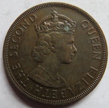 Load image into Gallery viewer, Island of Jersey Liberated 1945 Queen Elizabeth II 1/12th of a Shilling Coin
