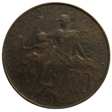 Load image into Gallery viewer, 1916 France 10 Centimes Coin
