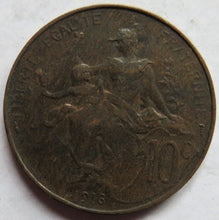 Load image into Gallery viewer, 1916 France 10 Centimes Coin
