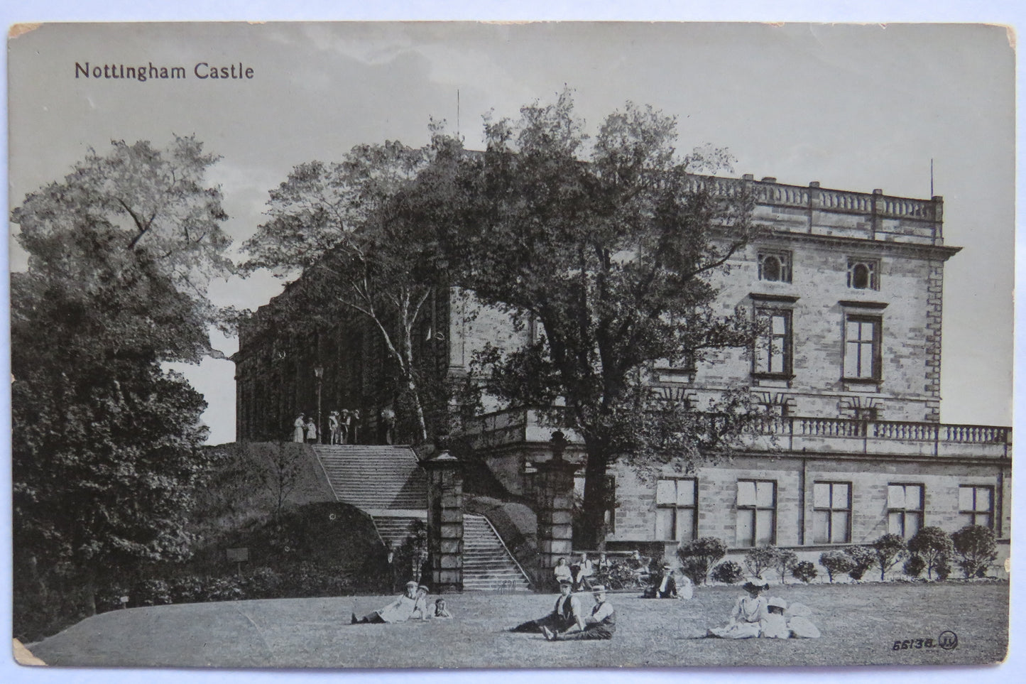 Vintage Postcard of Nottingham Castle