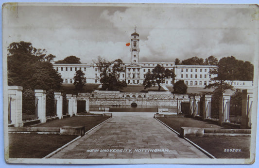Vintage Postcard of New University, Nottingham