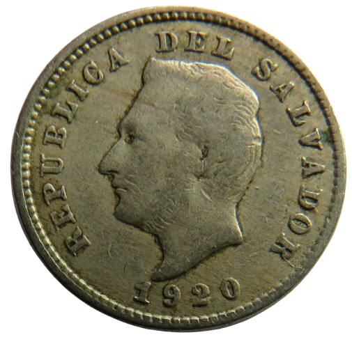 1920 El Salvador One Centavo Coin