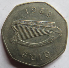 Load image into Gallery viewer, 988-1988 Ireland Dublin Millennium 50p Fifty Pence Coin
