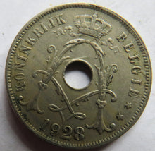 Load image into Gallery viewer, 1928 Belgium 25 Centimes Coin
