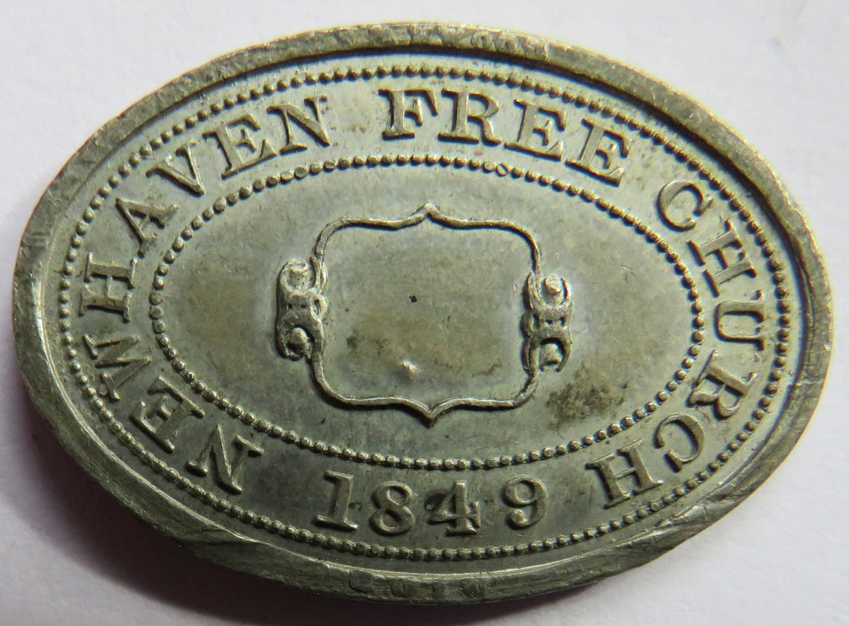 1849 Newhaven Free Church Scottish Communion Token