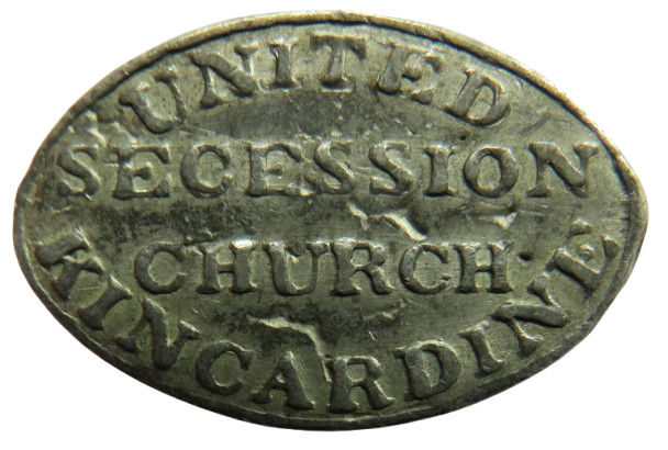 19thC Scottish Church Token United Secession Church Kincardine