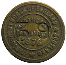 Load image into Gallery viewer, 1876 The London &amp; Newcastle Tea Company Darlington Token 39 Stamp
