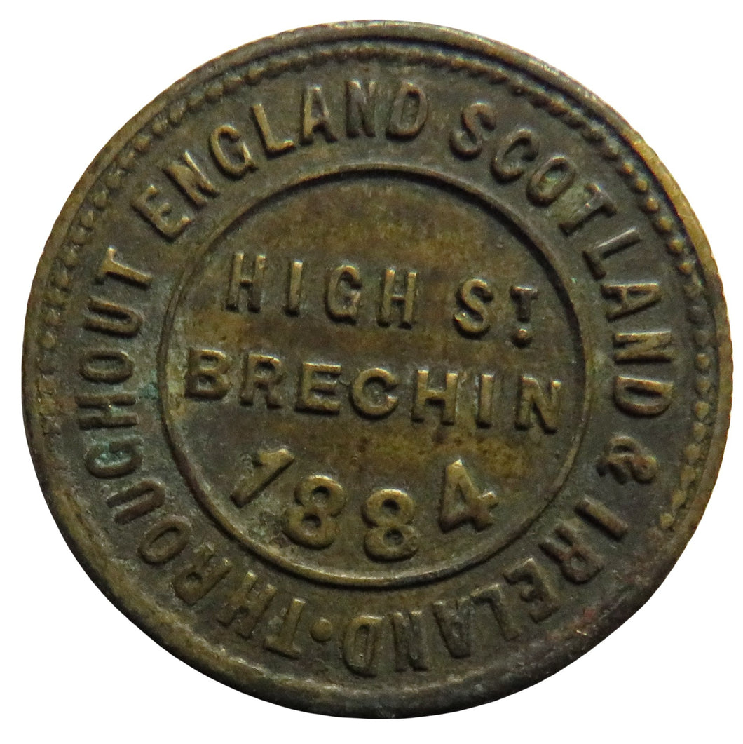 1884 The London & Newcastle Tea Company Brechin Token