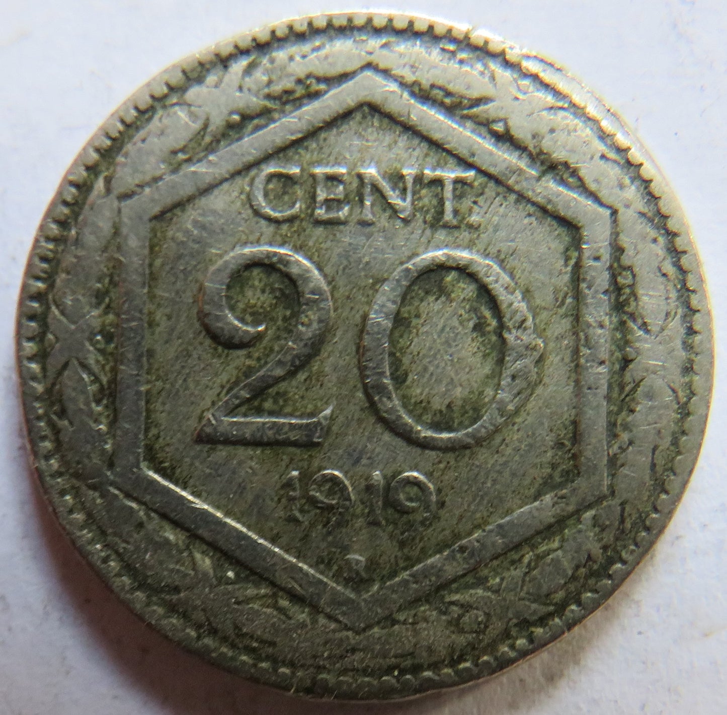 1919 Italy 20 Centesimi Coin